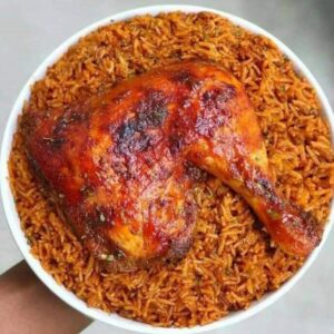 jollof rice and turkey